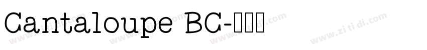 Cantaloupe BC字体转换
